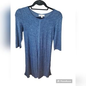 Love Fire blue quarter length sleeve dress